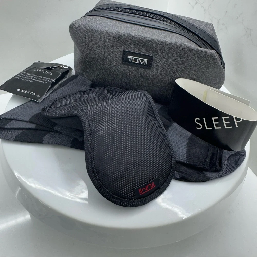 TUMI amenities toiletry bag from Delta Bag